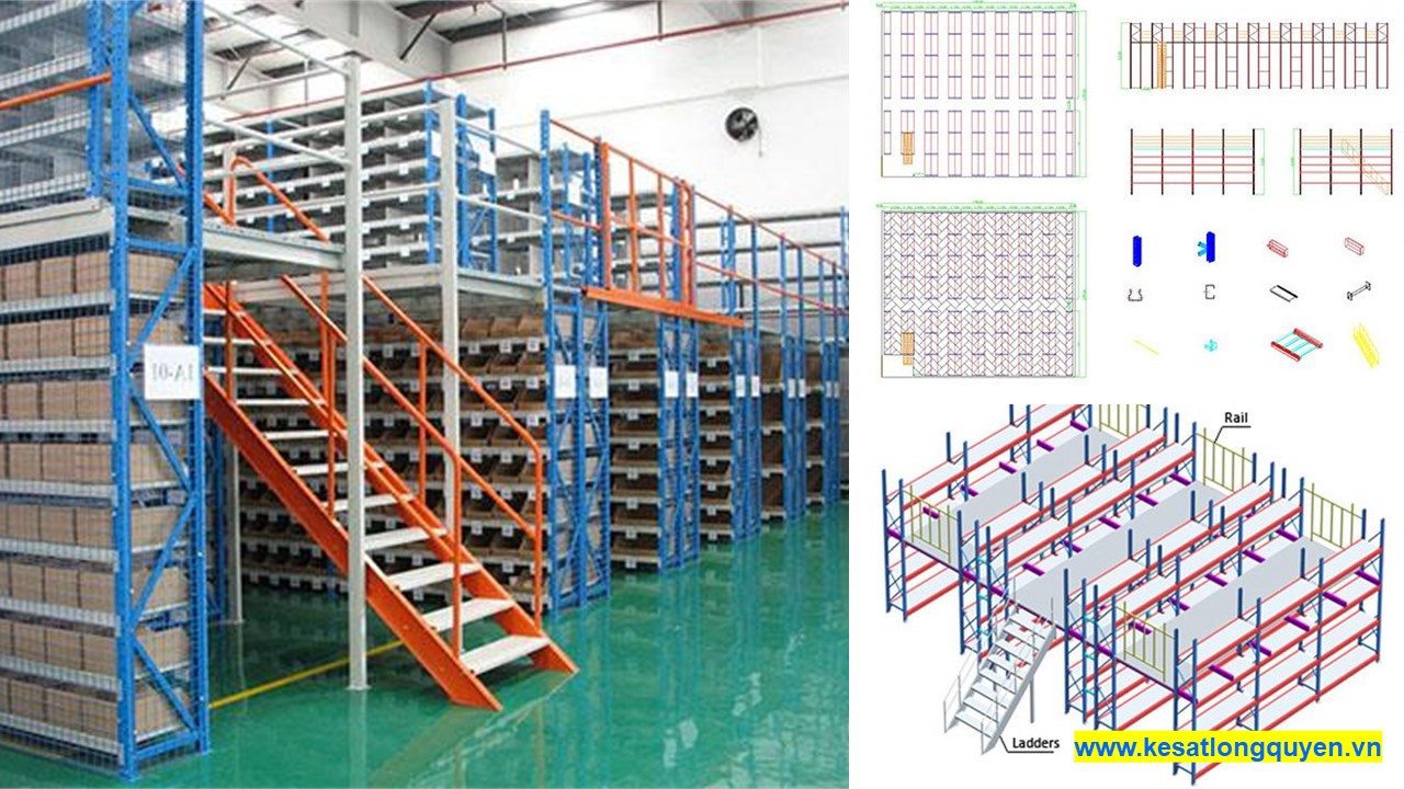 Giá Kệ Gác Lửng Nhà Kho