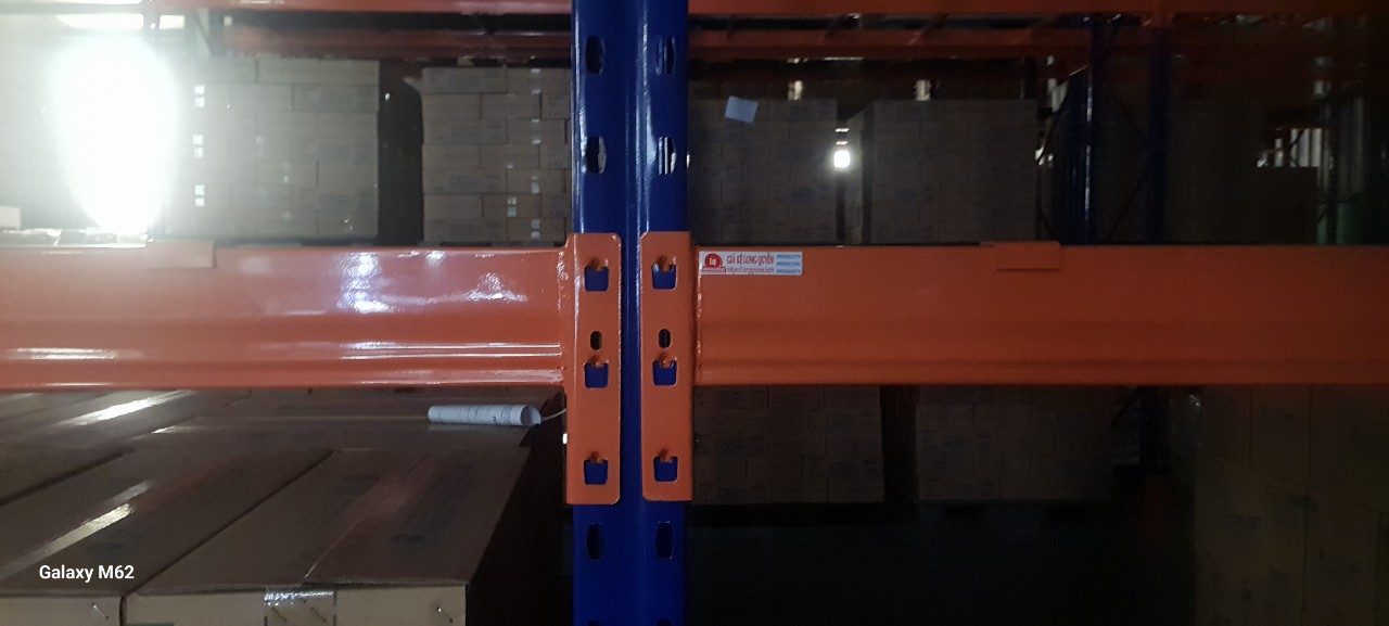 Chi tiết beam và khung kệ pallet kho lạnh Long Quyền