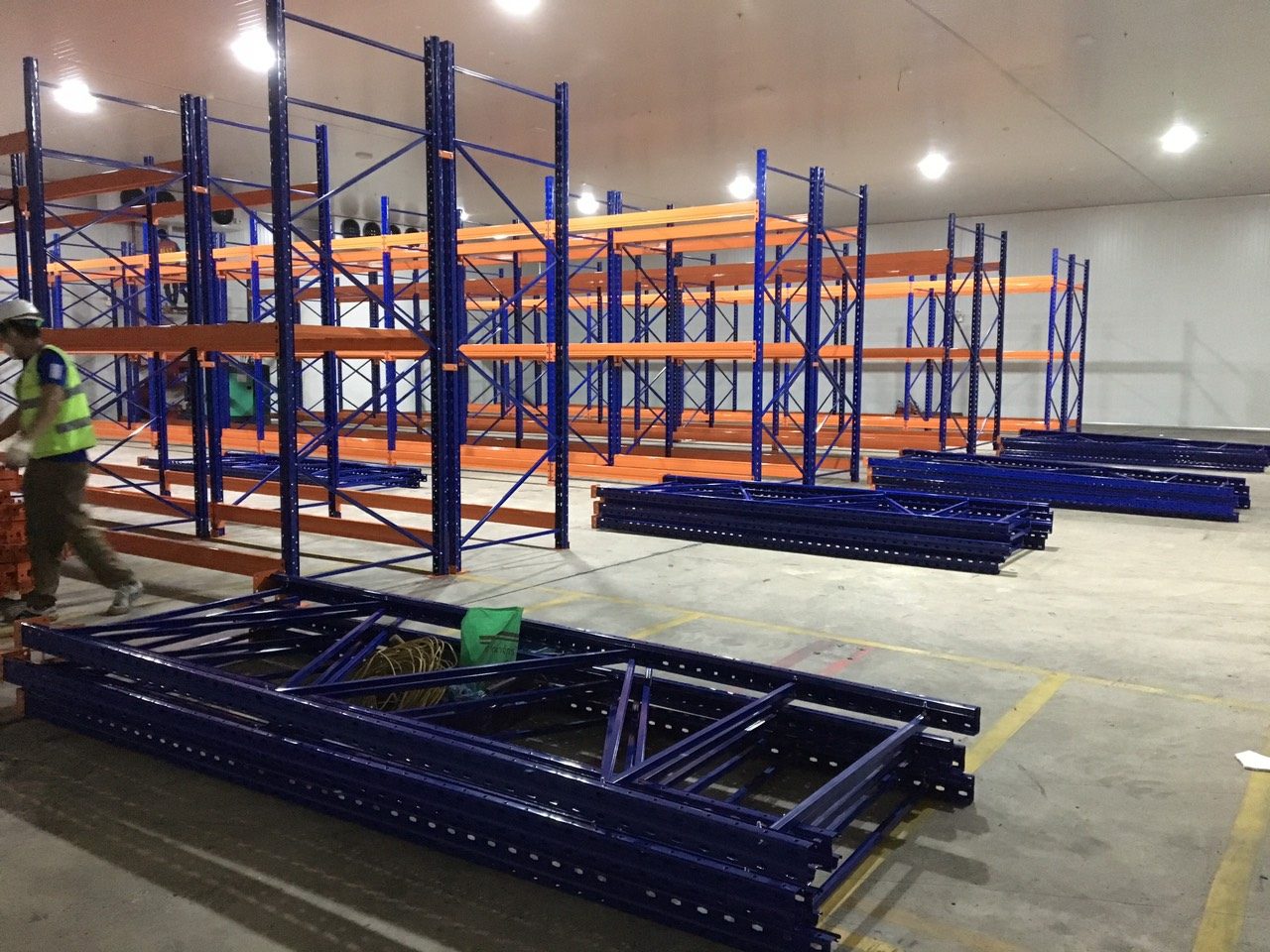 Dự án kệ pallet kho lạnh Vinamilk Bình Dương Long Quyền
